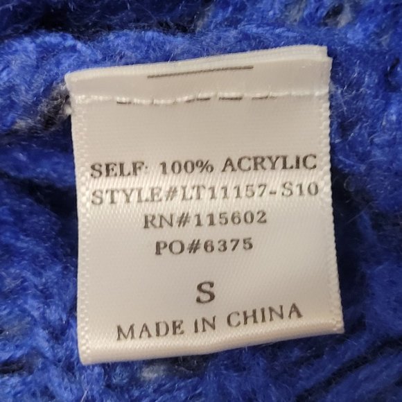 Lush Oversized Sweater Soft Grey Blue - Picture 5 of 5